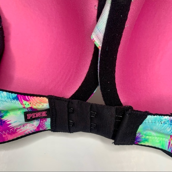 VS PINK | Tropical Feather Print Bra 32 DD - Picture 5 of 7